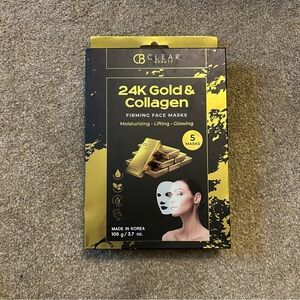 ‼️Clear Beauty 24K Gold and Collagen Firming Face Masks‼️
